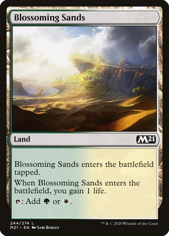 Blossoming Sands [Core Set 2021] | Black Swamp Games