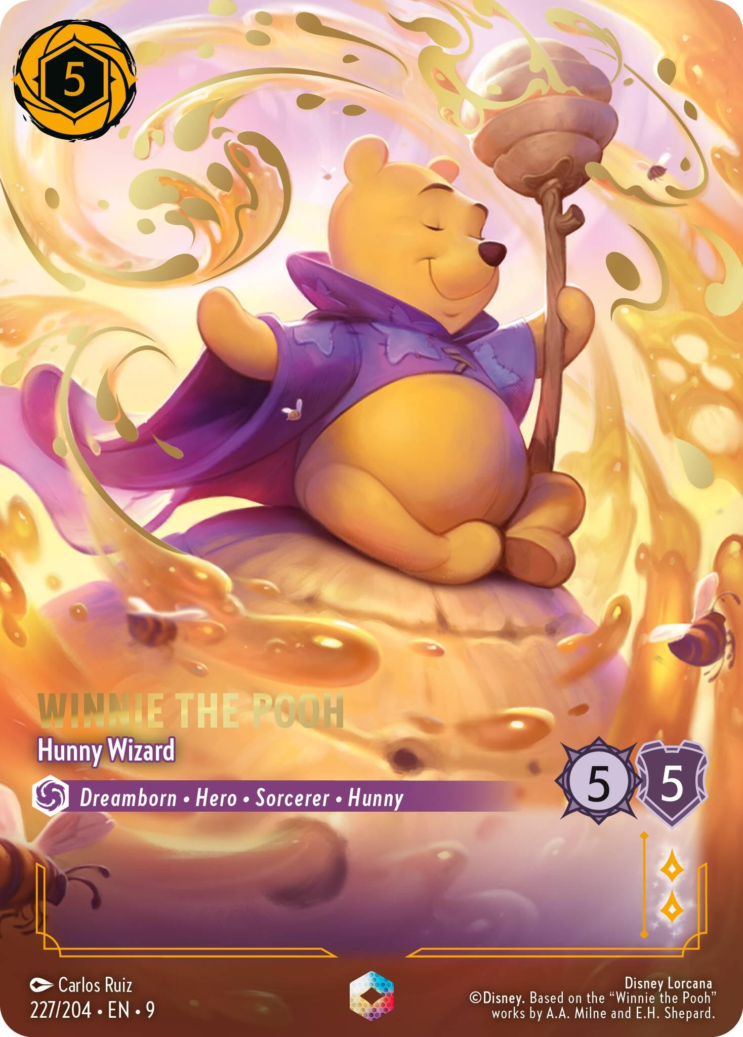 Winnie the Pooh - Hunny Wizard (Enchanted) (227/204) [Fabled] | Black Swamp Games