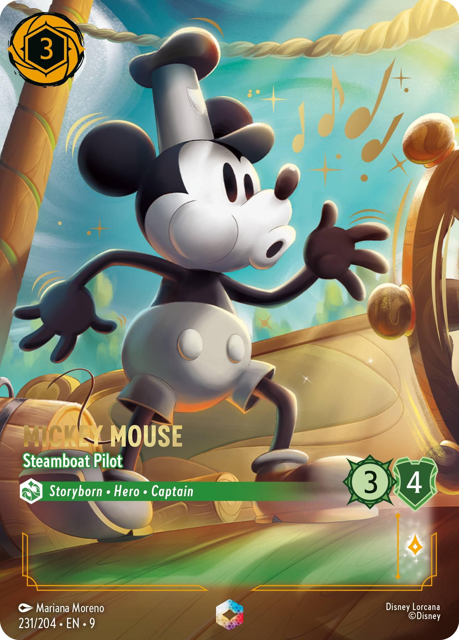 Mickey Mouse - Steamboat Pilot (Enchanted) (231/204) [Fabled] | Black Swamp Games