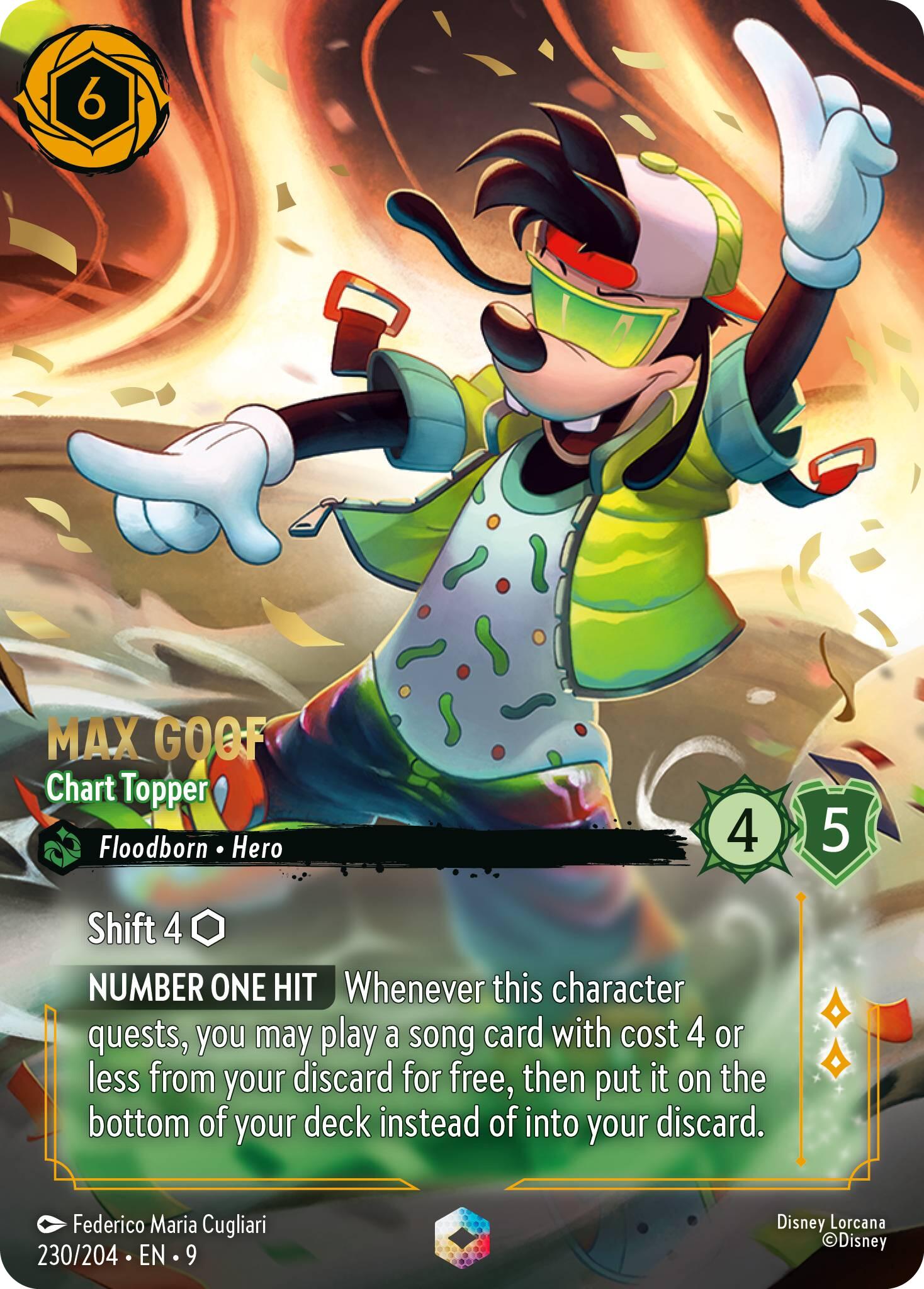 Max Goof - Chart Topper (Enchanted) (230/204) [Fabled] | Black Swamp Games