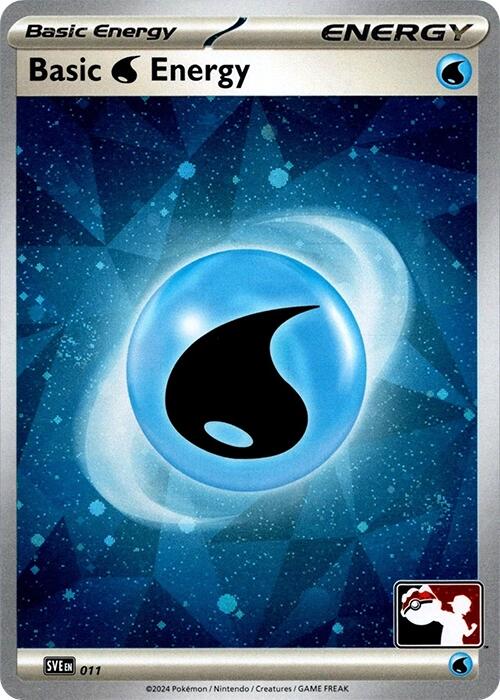 Basic Water Energy (011) (Cosmos Holo) [Prize Pack Series Seven] | Black Swamp Games