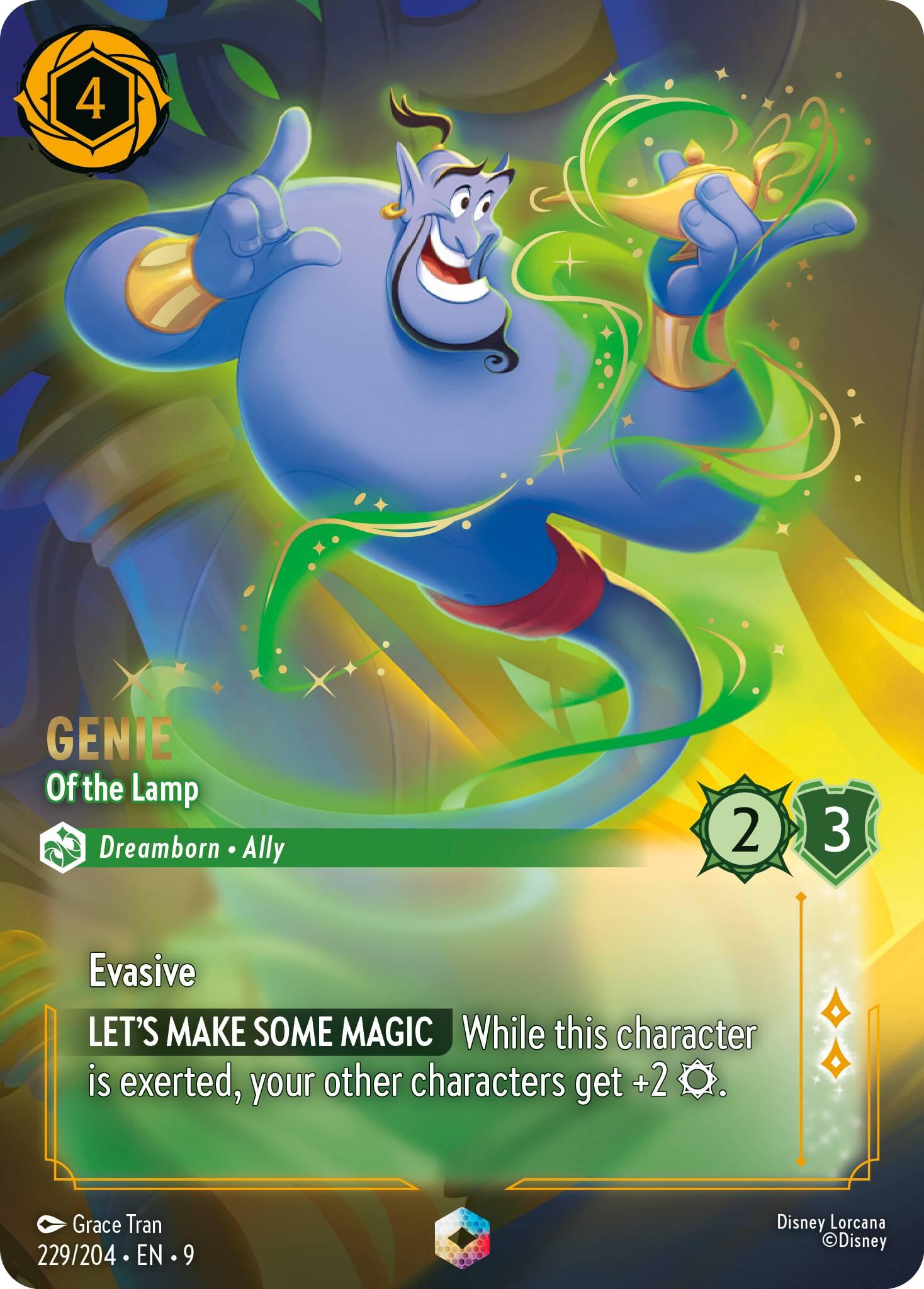 Genie - Of the Lamp (Enchanted) (229/204) [Fabled] | Black Swamp Games