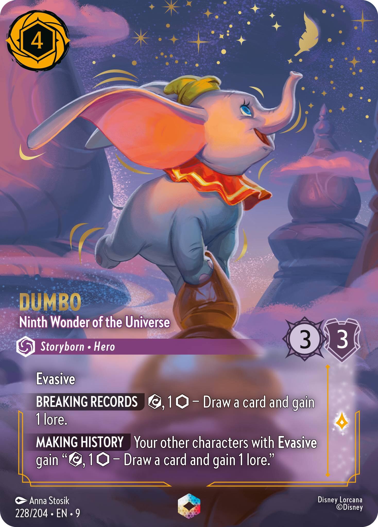 Dumbo - Ninth Wonder of the Universe (Enchanted) (228/204) [Fabled] | Black Swamp Games