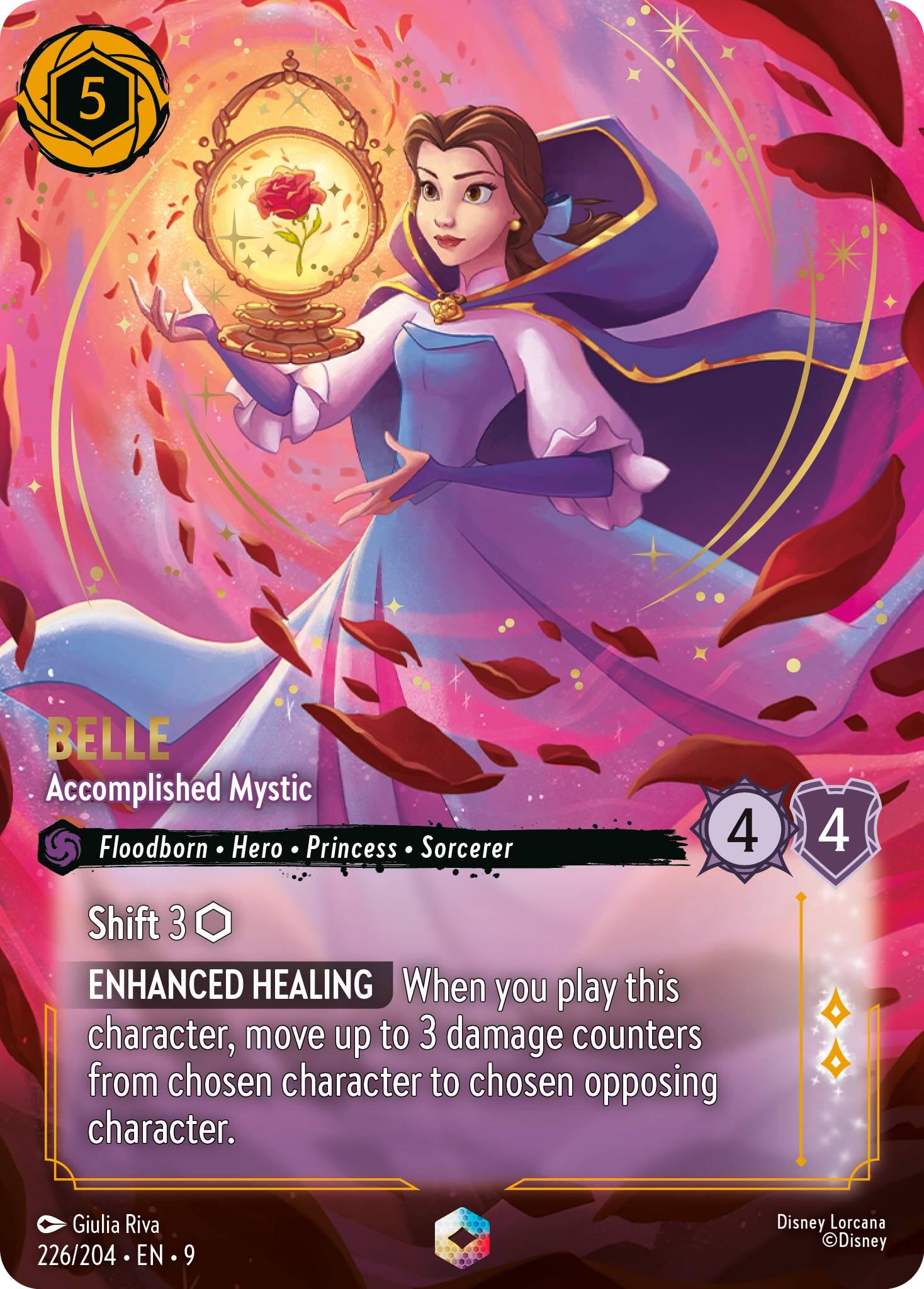 Belle - Accomplished Mystic (Enchanted) (226/204) [Fabled] | Black Swamp Games