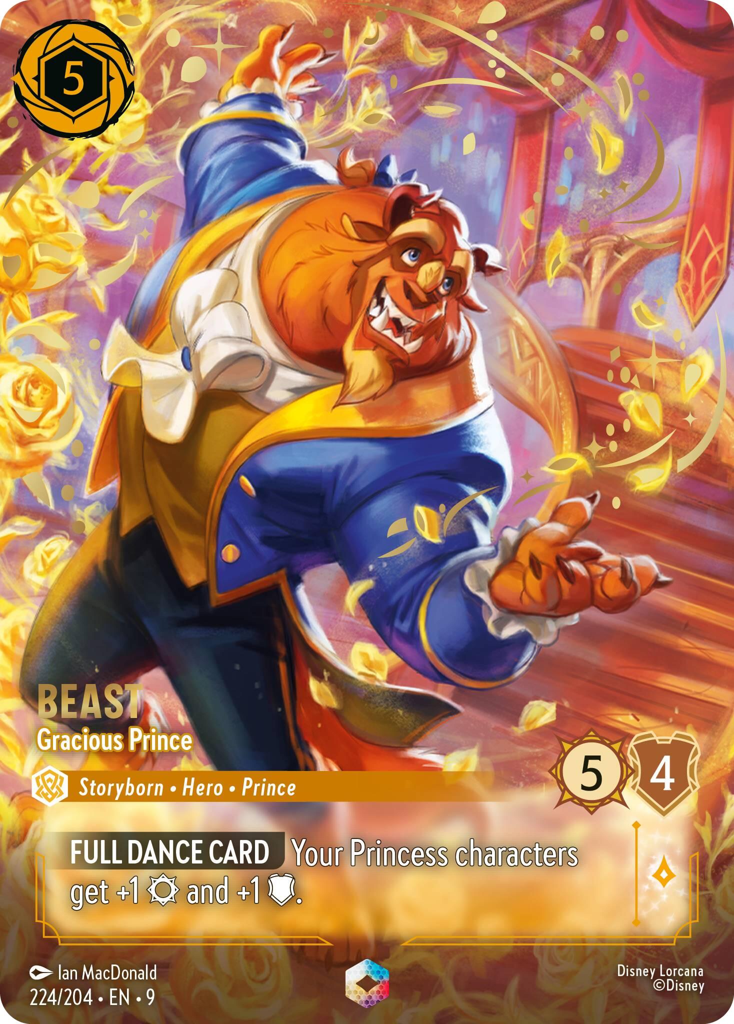 Beast - Gracious Prince (Enchanted) (224/204) [Fabled] | Black Swamp Games