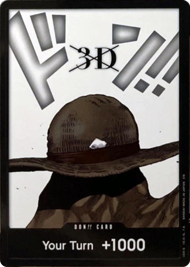 DON!! Card (3D) (Double Pack Set Vol. 8) [Legacy of the Master] | Black Swamp Games