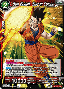 Son Gohan, Saiyan Combo (Rare) (BT13-015) [Supreme Rivalry] | Black Swamp Games