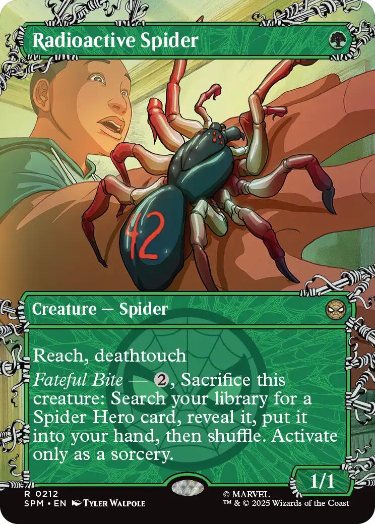 Radioactive Spider (Borderless) [Marvel's Spider-Man] | Black Swamp Games