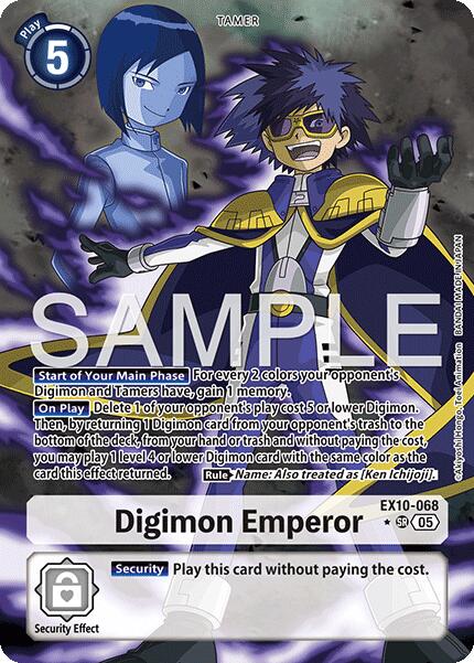 Digimon Emperor [EX10-068] (Alternate Art) [Sinister Order] | Black Swamp Games