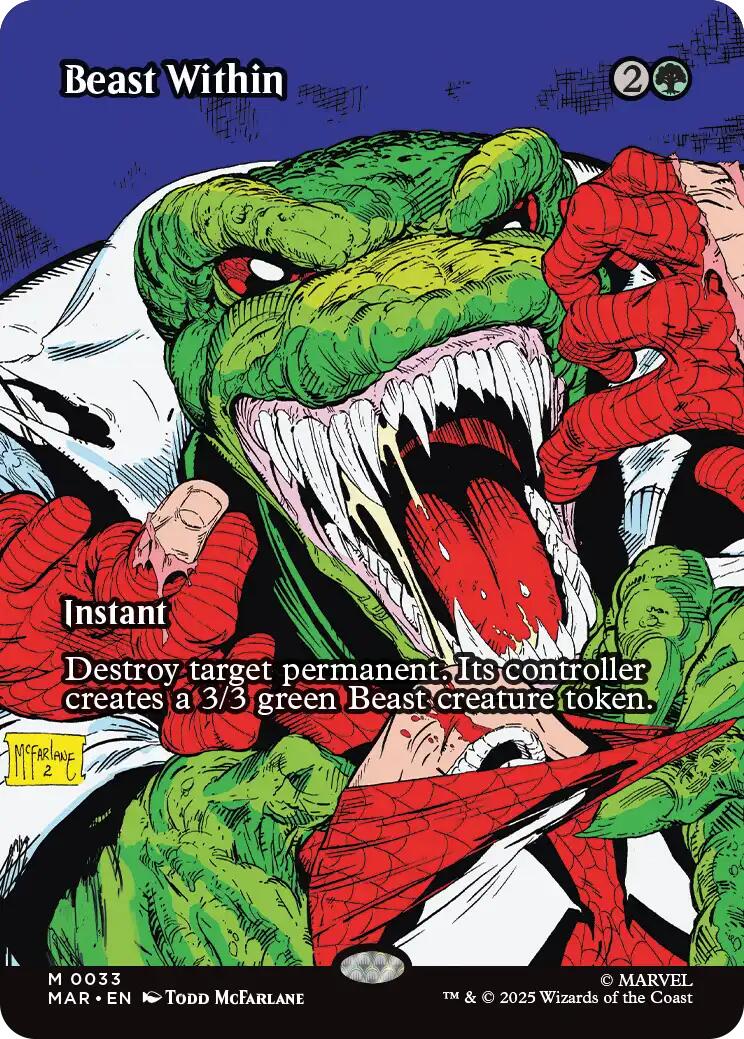 Beast Within (Borderless) [Marvel's Spider-Man: Eternal-Legal] | Black Swamp Games