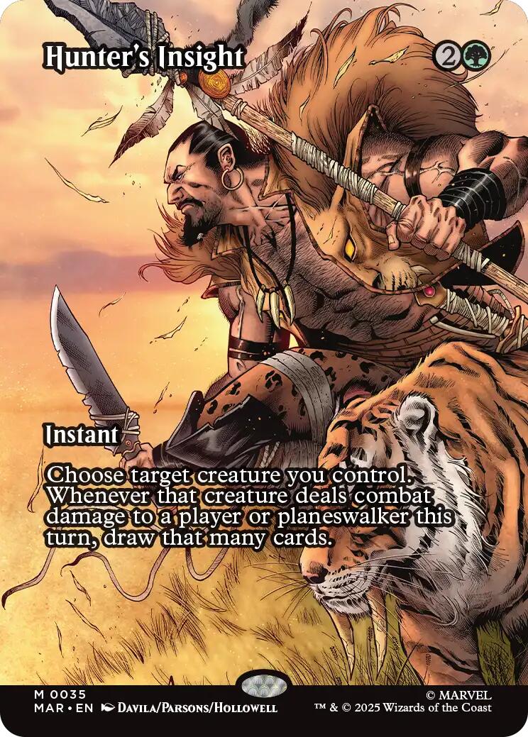 Hunter's Insight (Borderless) [Marvel's Spider-Man: Eternal-Legal] | Black Swamp Games