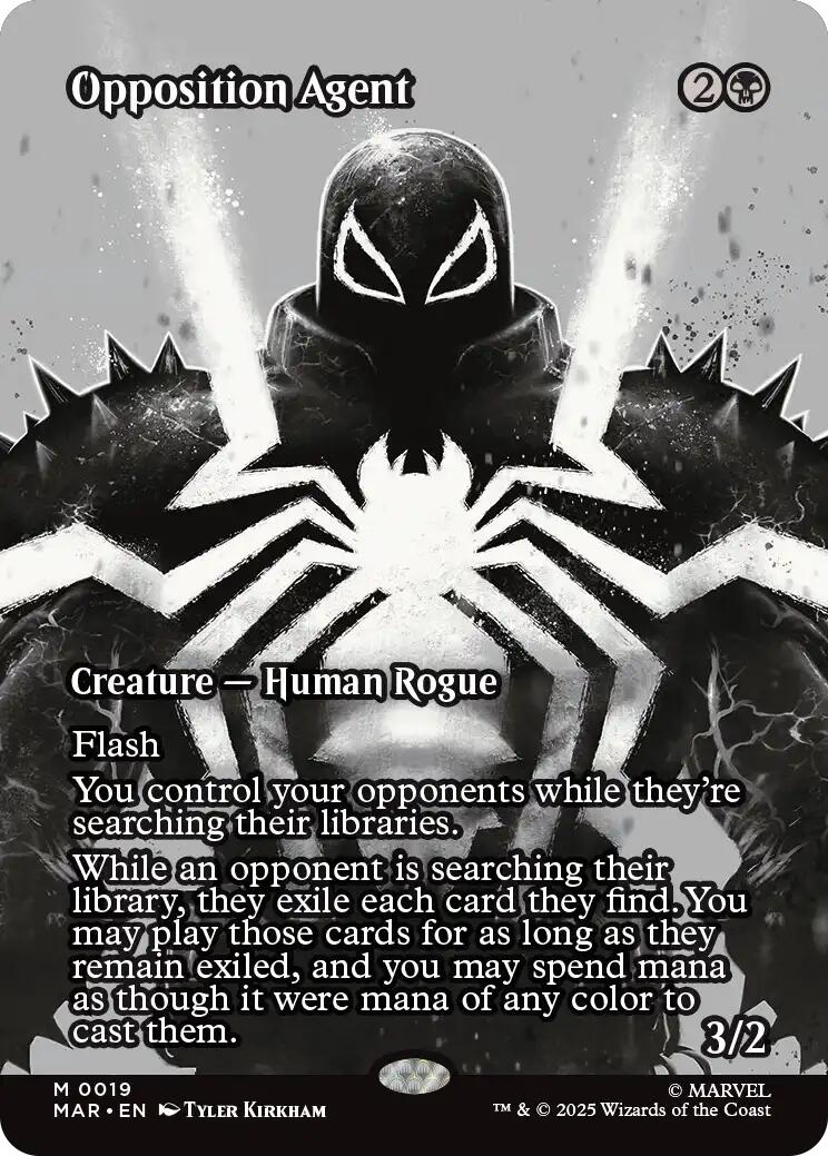 Opposition Agent (Borderless) [Marvel's Spider-Man: Eternal-Legal] | Black Swamp Games