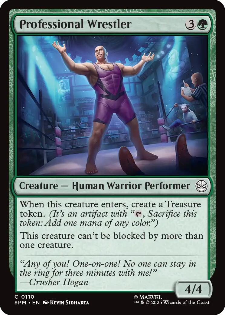 Professional Wrestler [Marvel's Spider-Man] | Black Swamp Games