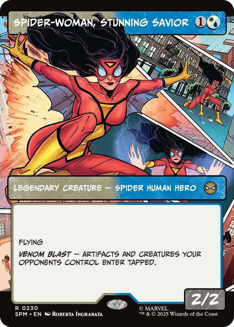Spider-Woman, Stunning Savior (Borderless) [Marvel's Spider-Man] | Black Swamp Games