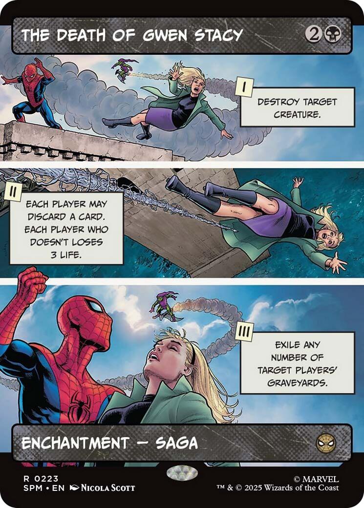The Death of Gwen Stacy (Borderless) [Marvel's Spider-Man] | Black Swamp Games