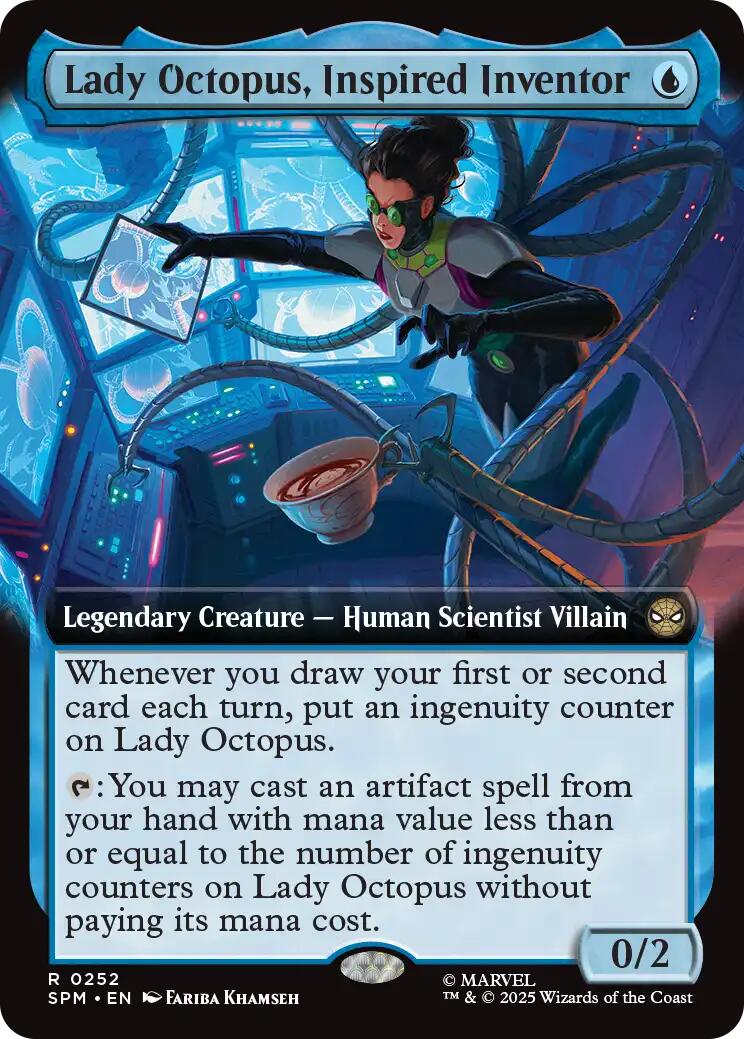 Lady Octopus, Inspired Inventor (Extended Art) [Marvel's Spider-Man] | Black Swamp Games