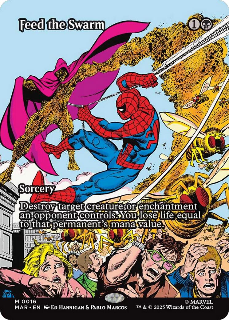 Feed the Swarm (Borderless) [Marvel's Spider-Man: Eternal-Legal] | Black Swamp Games