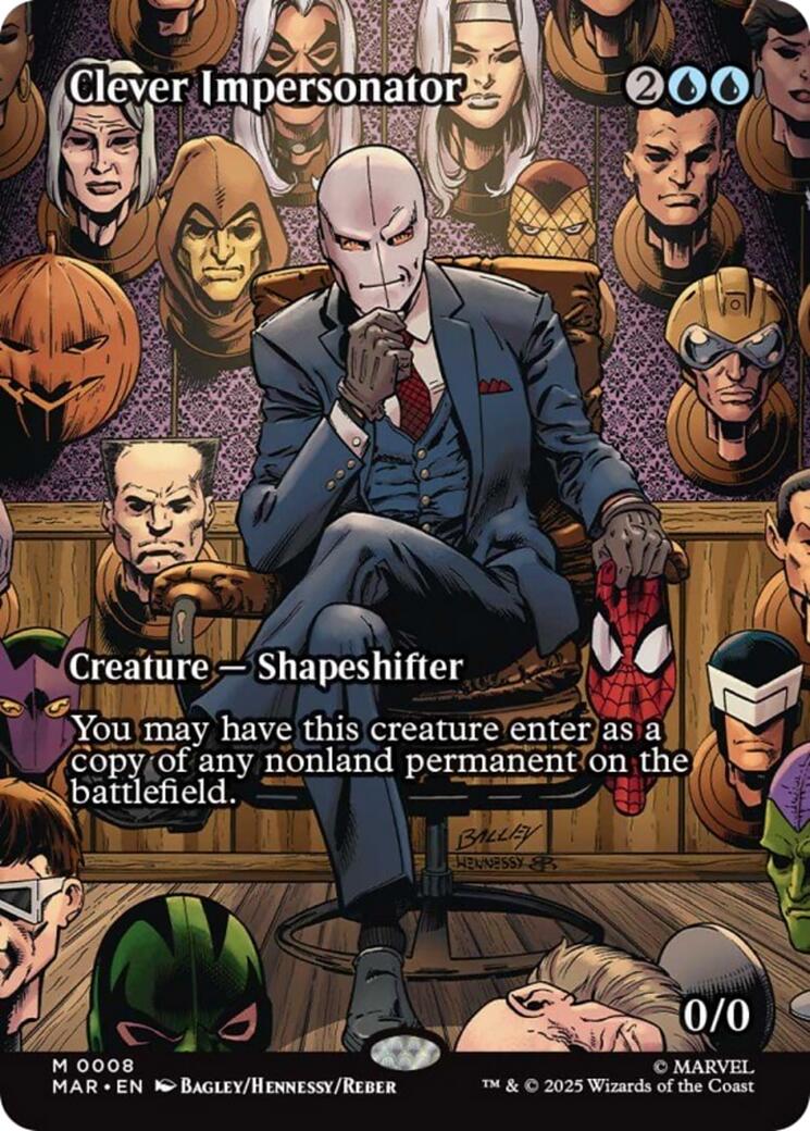 Clever Impersonator (Borderless) [Marvel's Spider-Man: Eternal-Legal] | Black Swamp Games