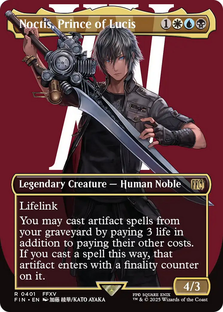 Noctis, Prince of Lucis (Borderless) [FINAL FANTASY] | Black Swamp Games