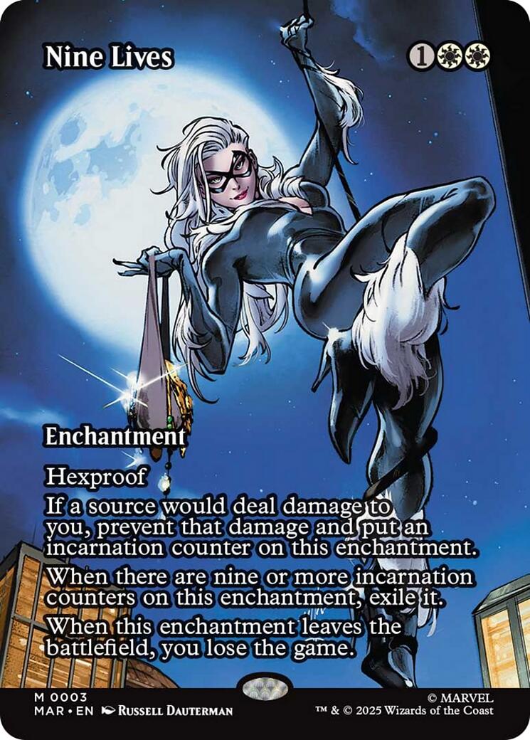 Nine Lives (Borderless) [Marvel's Spider-Man: Eternal-Legal] | Black Swamp Games