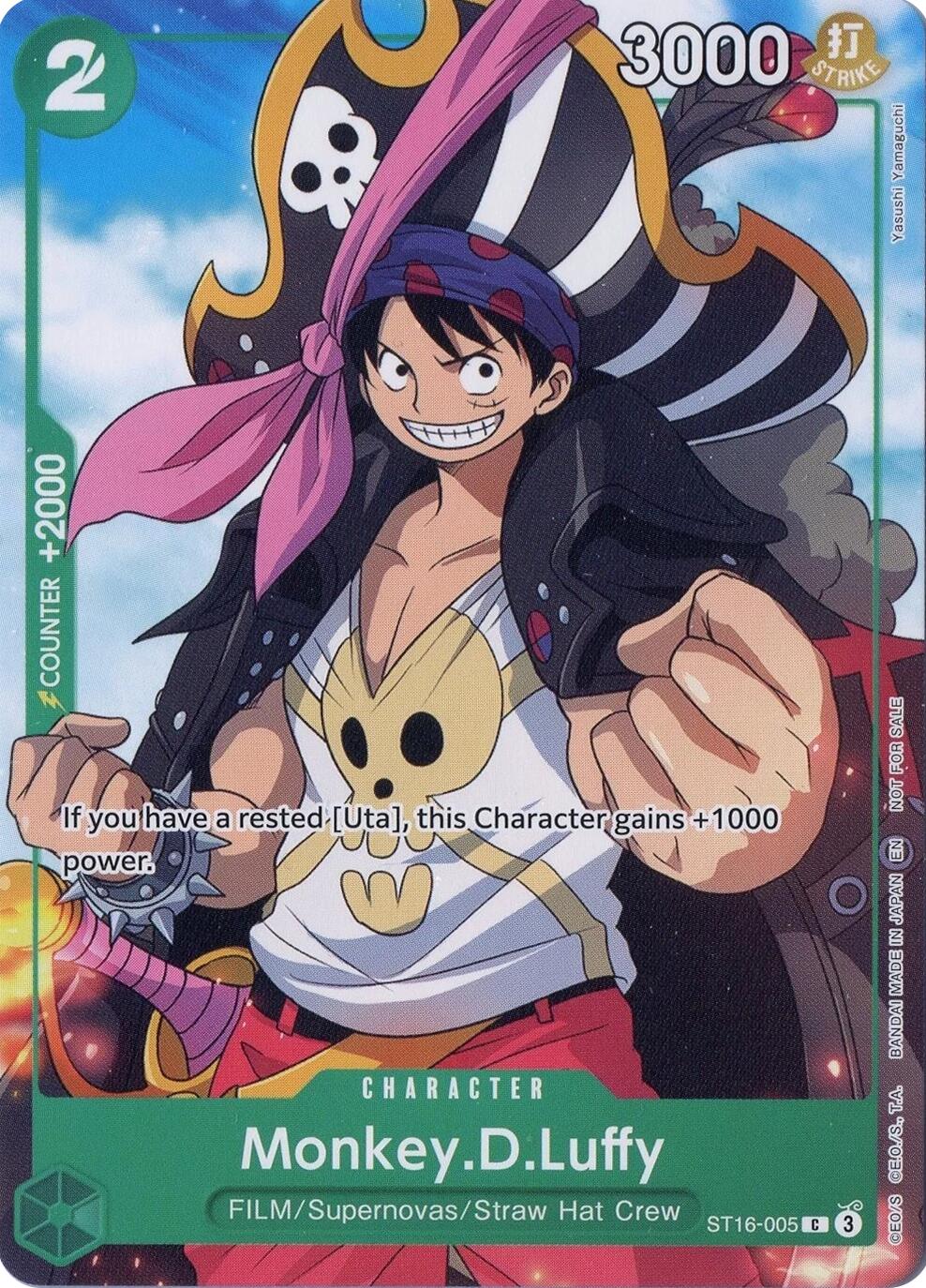 Monkey.D.Luffy (Welcome Pack Vol. 2) [One Piece Promotion Cards] | Black Swamp Games