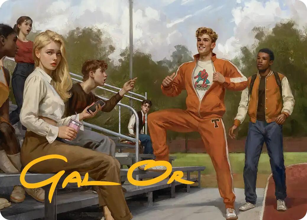 Flash Thompson, Spider-Fan Art Card (Gold-Stamped Signature) [Marvel's Spider-Man Art Series] | Black Swamp Games