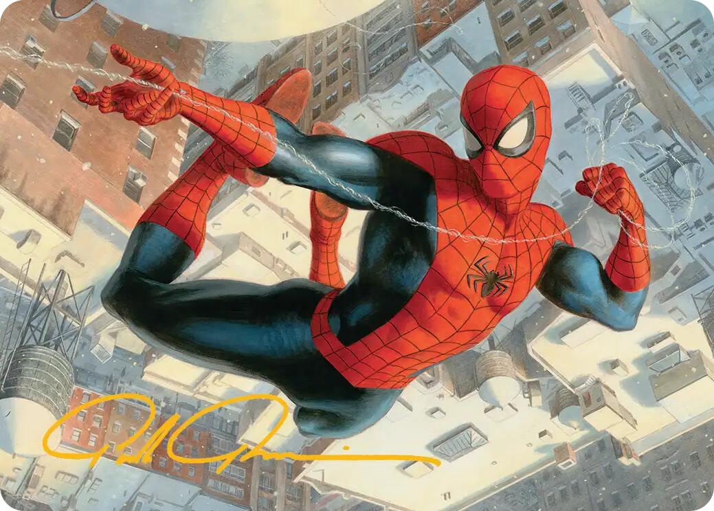 Spider-Man, Peter Parker Art Card (Gold-Stamped Signature) [Marvel's Spider-Man Art Series] | Black Swamp Games