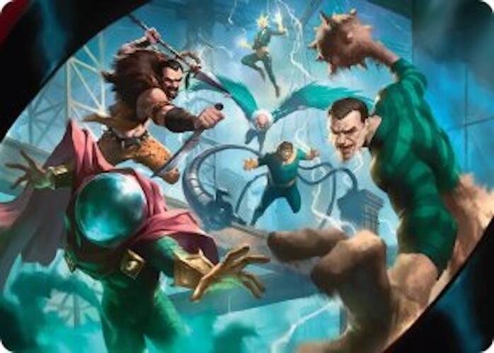 Behold the Sinister Six! Art Card (7/54) [Marvel's Spider-Man Art Series] | Black Swamp Games