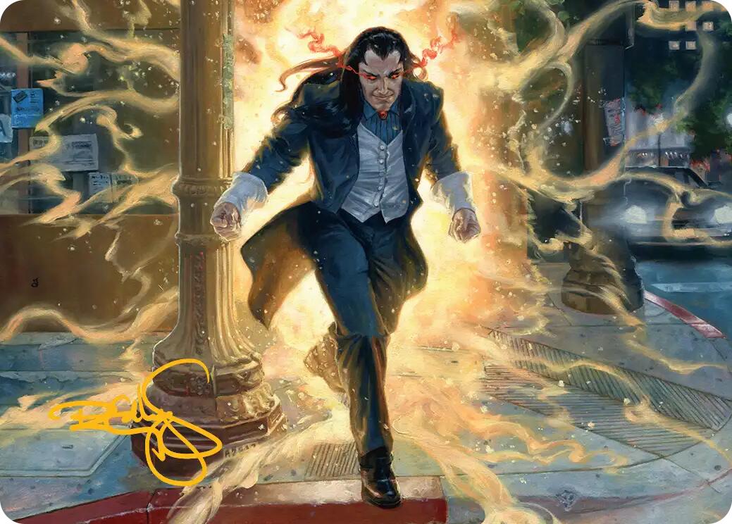 Morlun, Devourer of Spiders Art Card (Gold-Stamped Signature) [Marvel's Spider-Man Art Series] | Black Swamp Games
