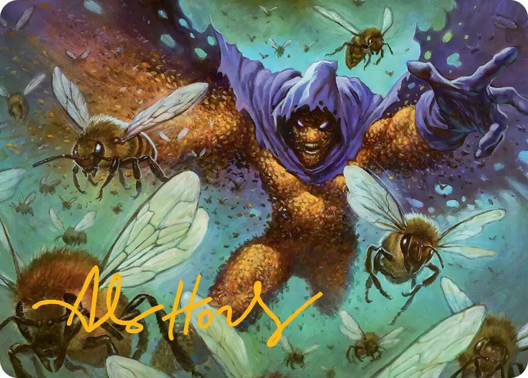 Swarm, Being of Bees Art Card (Gold-Stamped Signature) [Marvel's Spider-Man Art Series] | Black Swamp Games