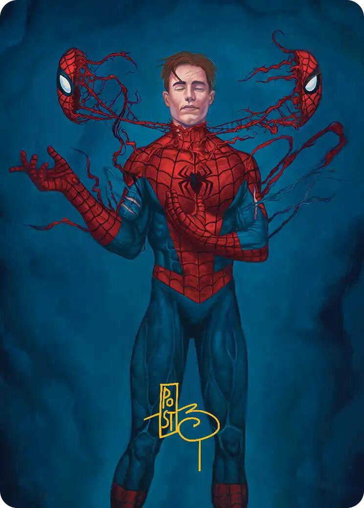 Secret Identity Art Card (Gold-Stamped Signature) [Marvel's Spider-Man Art Series] | Black Swamp Games