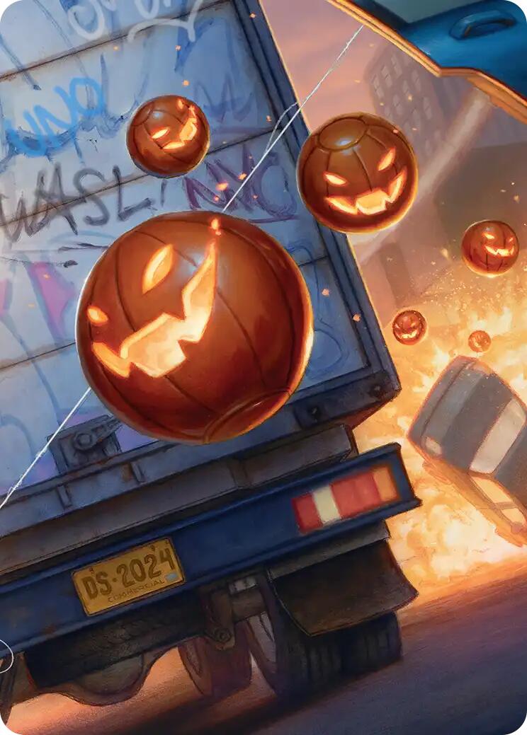 Pumpkin Bombs Art Card [Marvel's Spider-Man Art Series] | Black Swamp Games