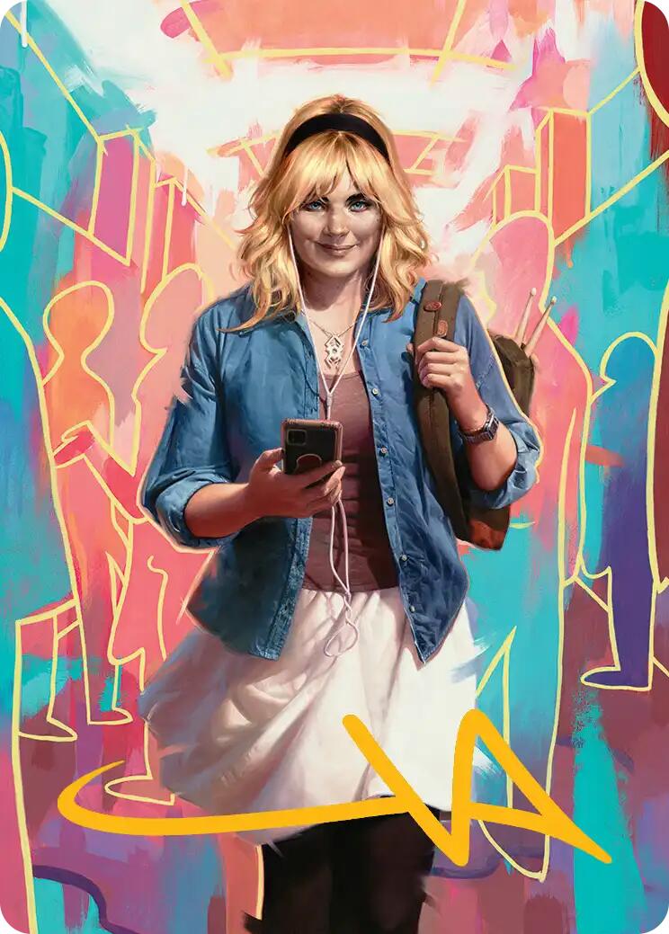 Gwen Stacy Art Card (Gold-Stamped Signature) (13/54) [Marvel's Spider-Man Art Series] | Black Swamp Games