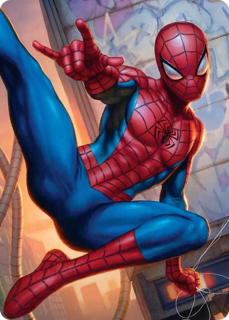 Sensational Spider-Man Art Card [Marvel's Spider-Man Art Series] | Black Swamp Games