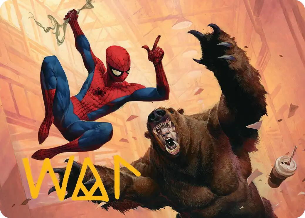 Wisecrack Art Card (Gold-Stamped Signature) [Marvel's Spider-Man Art Series] | Black Swamp Games