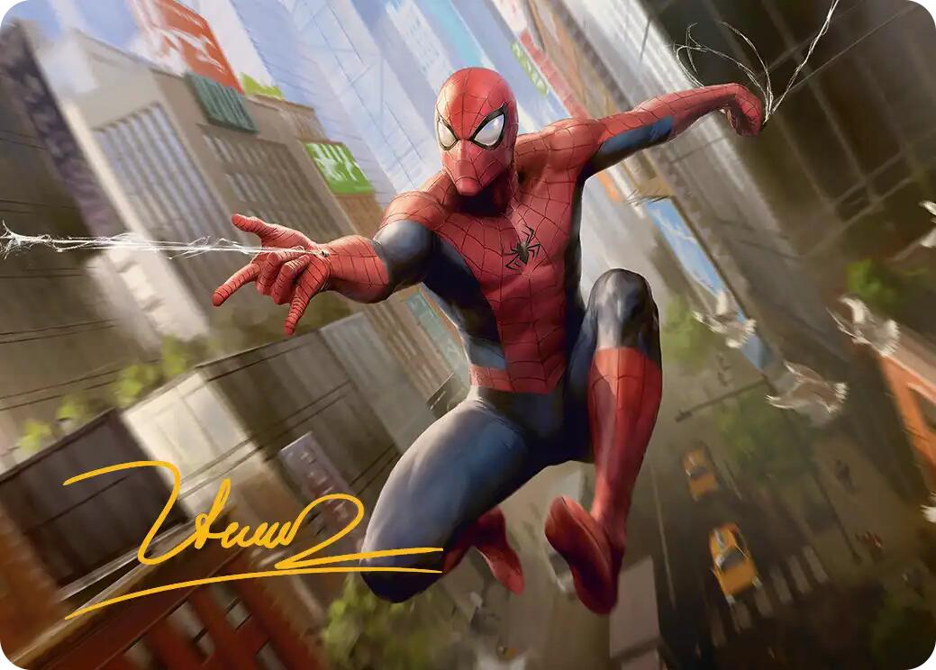 Amazing Spider-Man Art Card (24/54) (Gold-Stamped Signature) [Marvel's Spider-Man Art Series] | Black Swamp Games