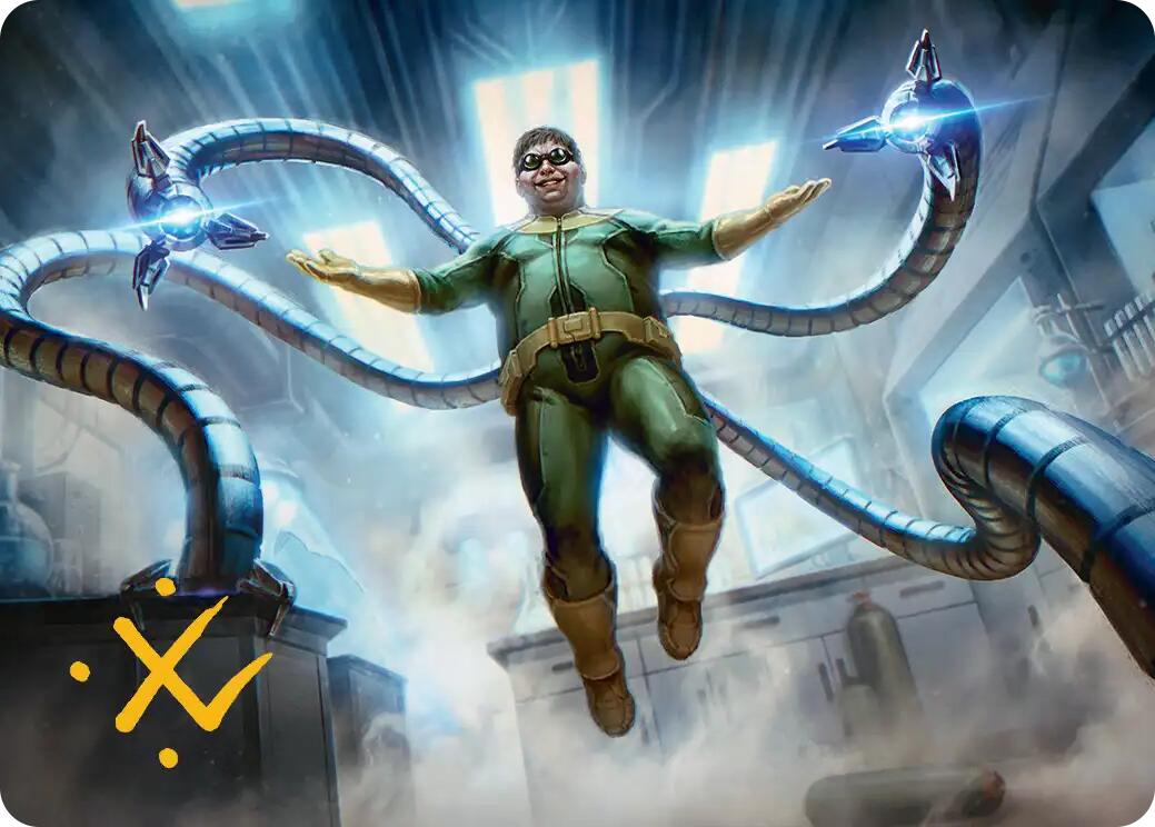 Doctor Octopus, Master Planner Art Card (25/54) (Gold-Stamped Signature) [Marvel's Spider-Man Art Series] | Black Swamp Games