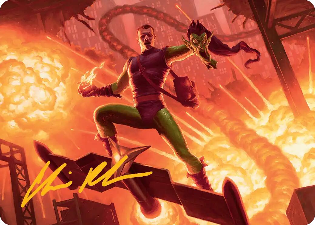 Green Goblin, Revenant Art Card (Gold-Stamped Signature) [Marvel's Spider-Man Art Series] | Black Swamp Games