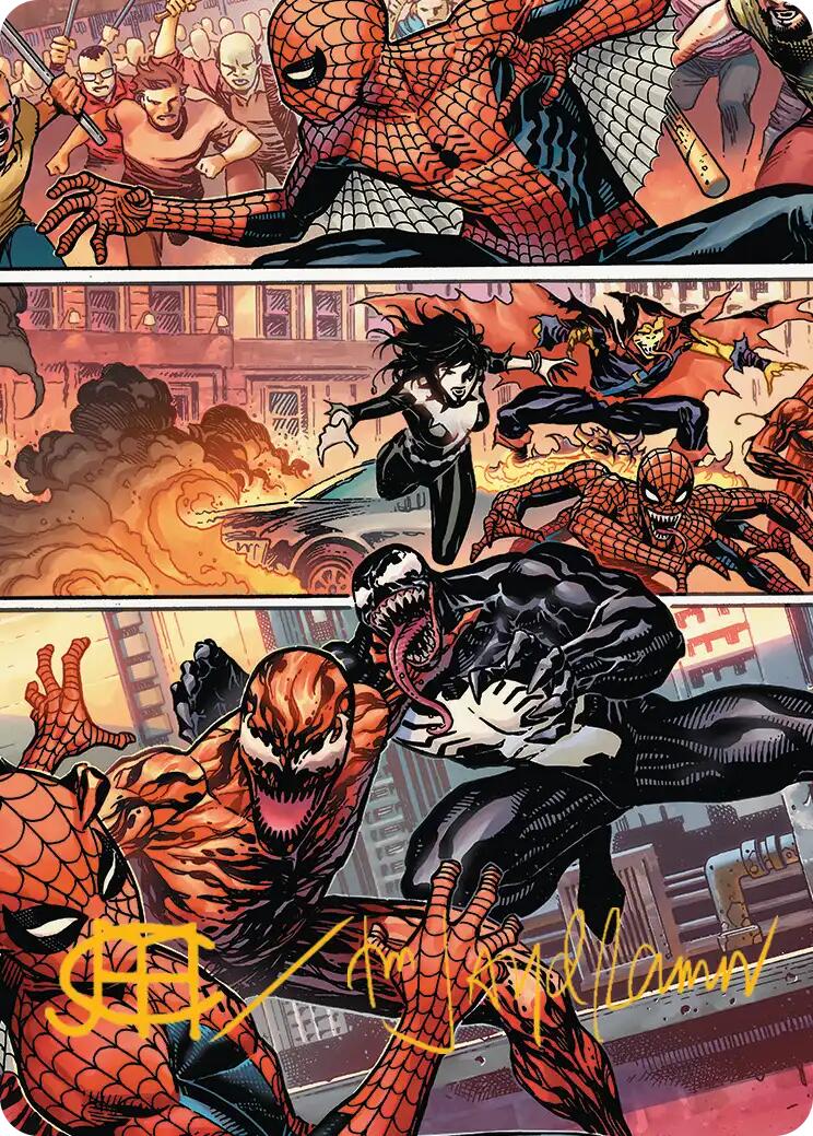 Maximum Carnage Art Card (Gold-Stamped Signature) [Marvel's Spider-Man Art Series] | Black Swamp Games