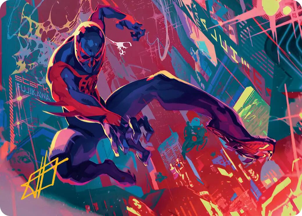 Spider-Man 2099 Art Card (Gold-Stamped Signature) [Marvel's Spider-Man Art Series] | Black Swamp Games