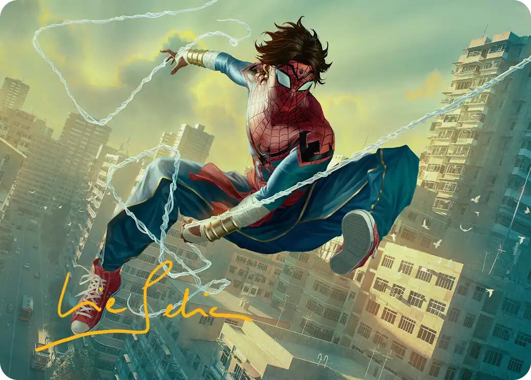 Spider-Man India Art Card (Gold-Stamped Signature) [Marvel's Spider-Man Art Series] | Black Swamp Games