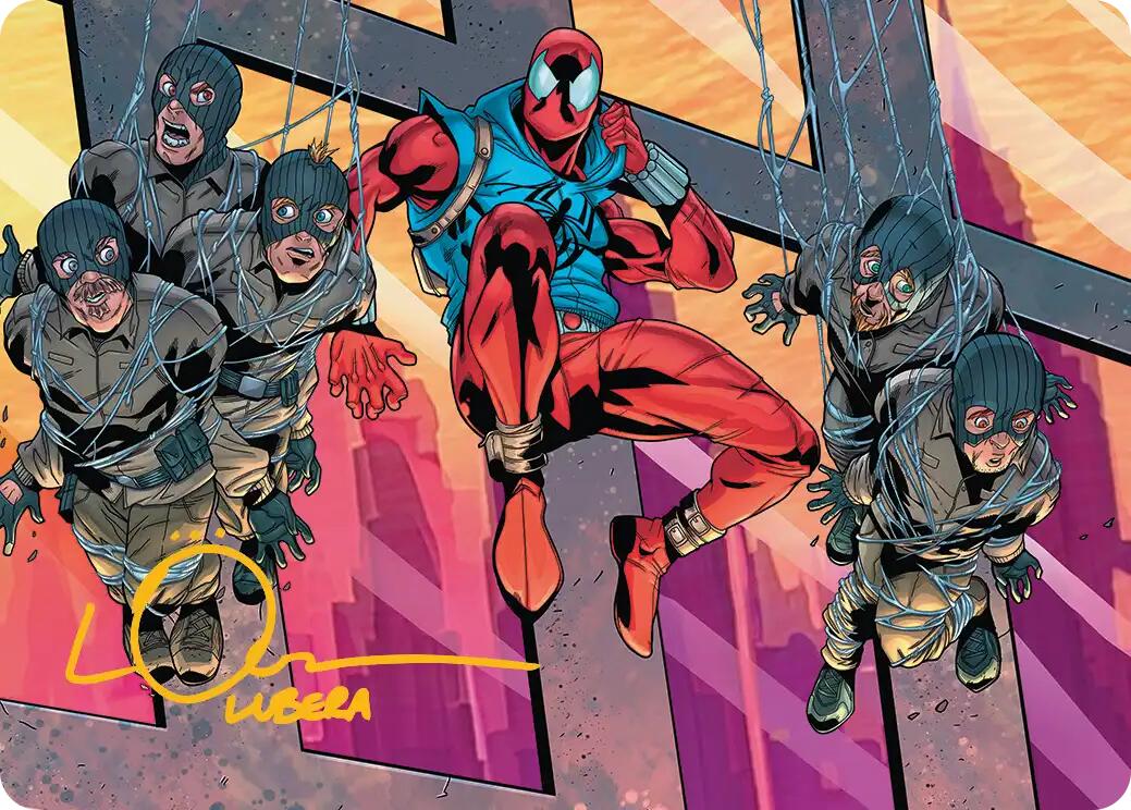 Scarlet Spider, Ben Reilly Art Card (Gold-Stamped Signature) [Marvel's Spider-Man Art Series] | Black Swamp Games