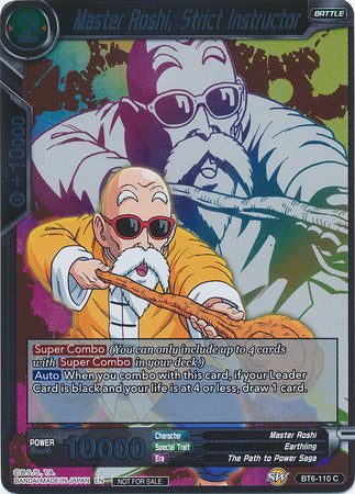 Master Roshi, Strict Instructor (Event Pack 4) (BT6-110) [Promotion Cards] | Black Swamp Games