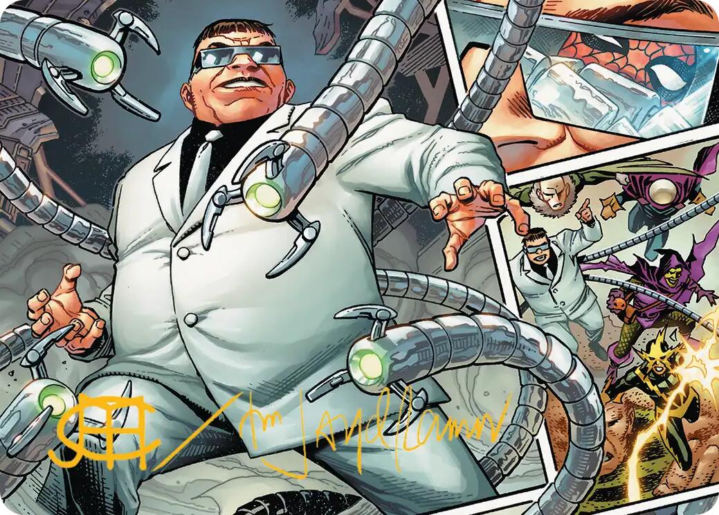 Doctor Octopus, Master Planner Art Card (48/54) (Gold-Stamped Signature) [Marvel's Spider-Man Art Series] | Black Swamp Games