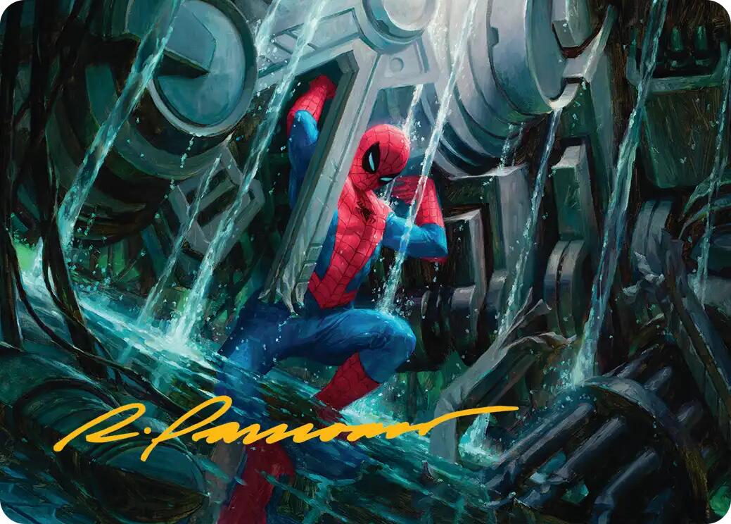 Strength of Will Art Card (Gold-Stamped Signature) [Marvel's Spider-Man Art Series] | Black Swamp Games