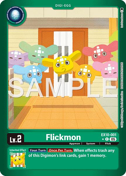 Flickmon [EX10-001] (Limited Foil) [Sinister Order] | Black Swamp Games