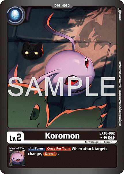 Koromon [EX10-002] (Limited Foil) [Sinister Order] | Black Swamp Games