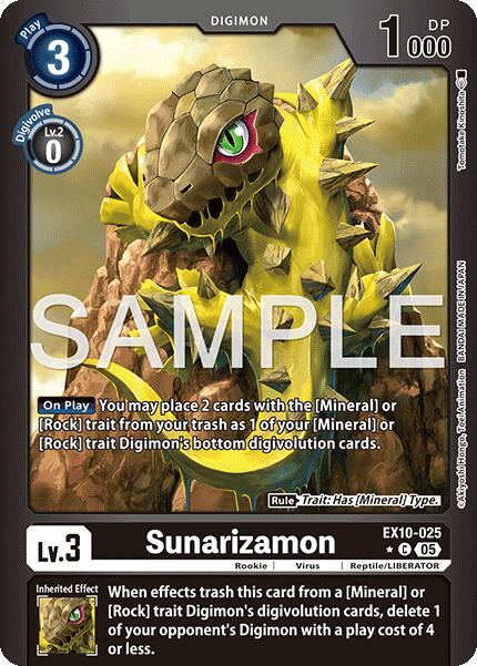 Sunarizamon [EX10-025] (Limited Foil) [Sinister Order] | Black Swamp Games