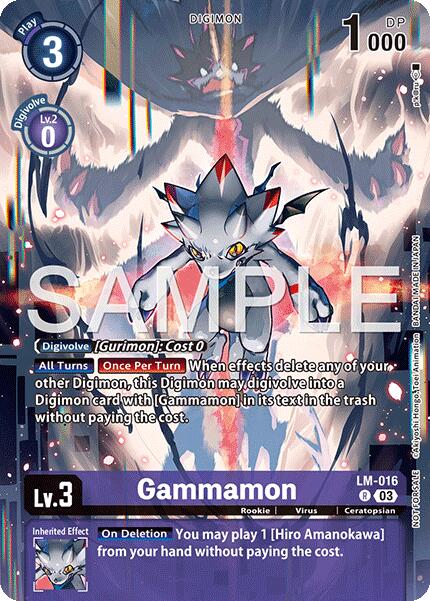 Gammamon [LM-016] (Sinister Order Legend Pack) [Sinister Order] | Black Swamp Games