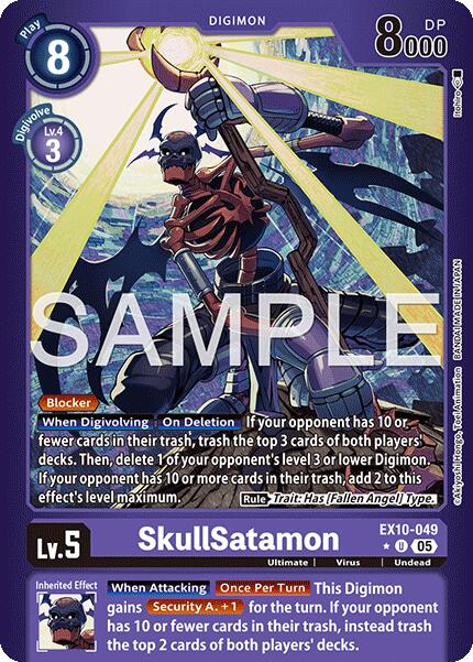 SkullSatamon [EX10-049] (Limited Foil) [Sinister Order] | Black Swamp Games